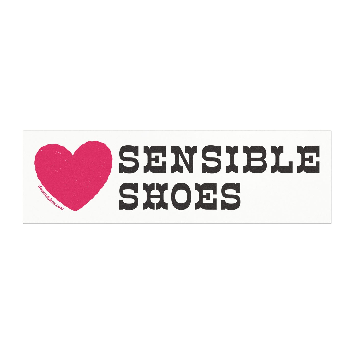 I Love Sensible Shoes Car Magnet