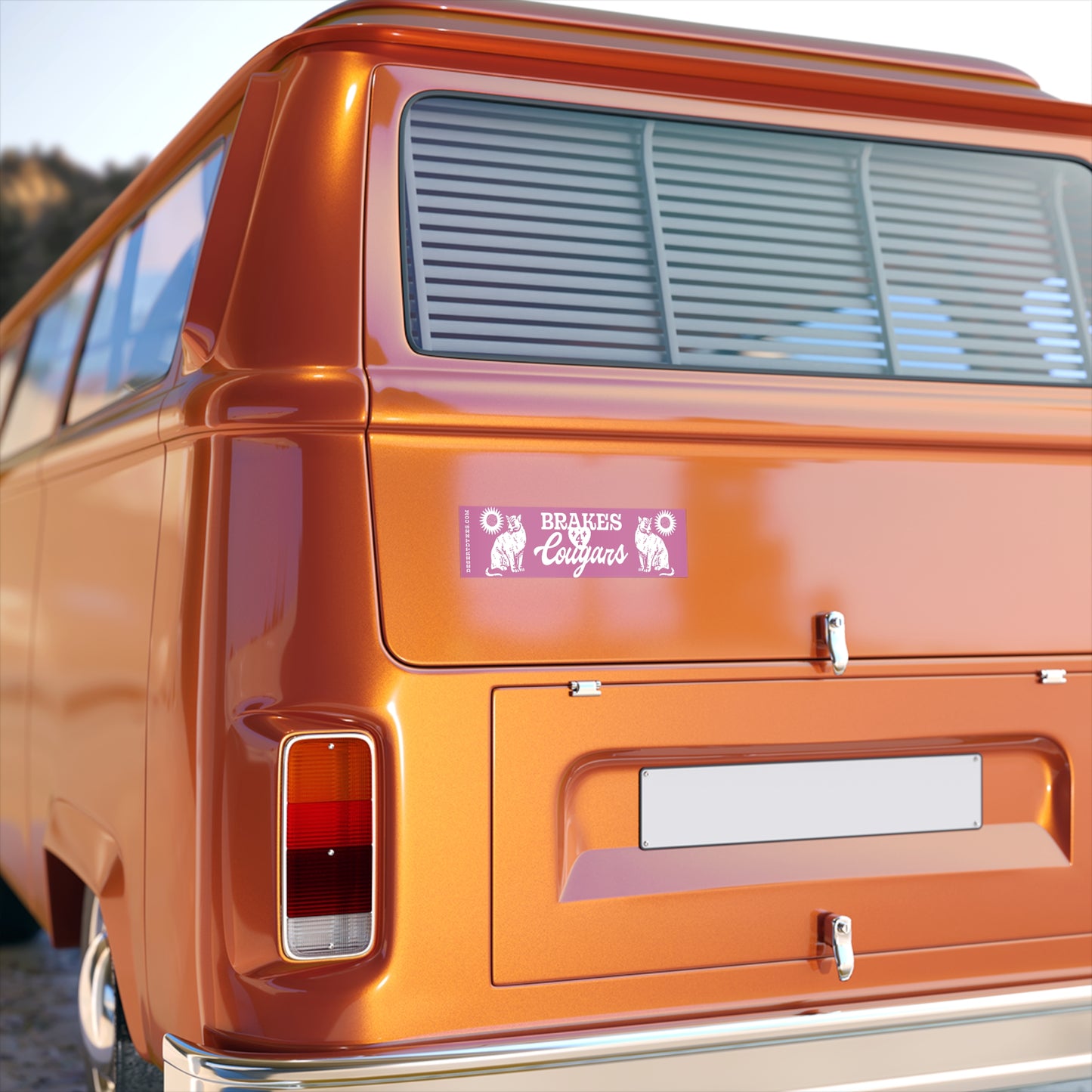 ๐ป "Brakes For Cougars" Bumper Sticker ๐