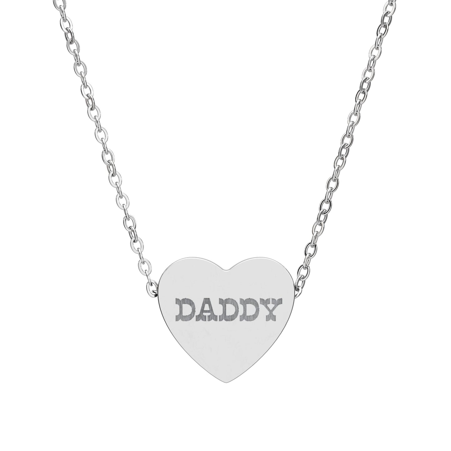 I Love My Daddy Heart Necklace