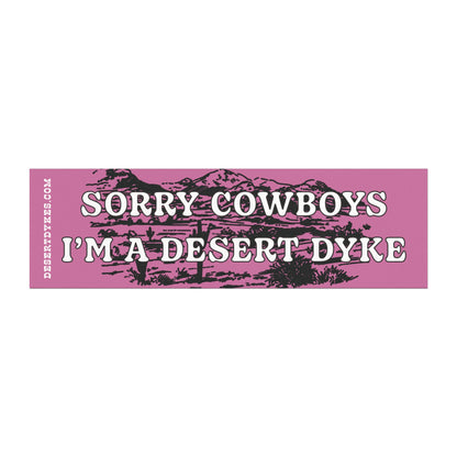 Sorry Cowboys Bumper Magnet