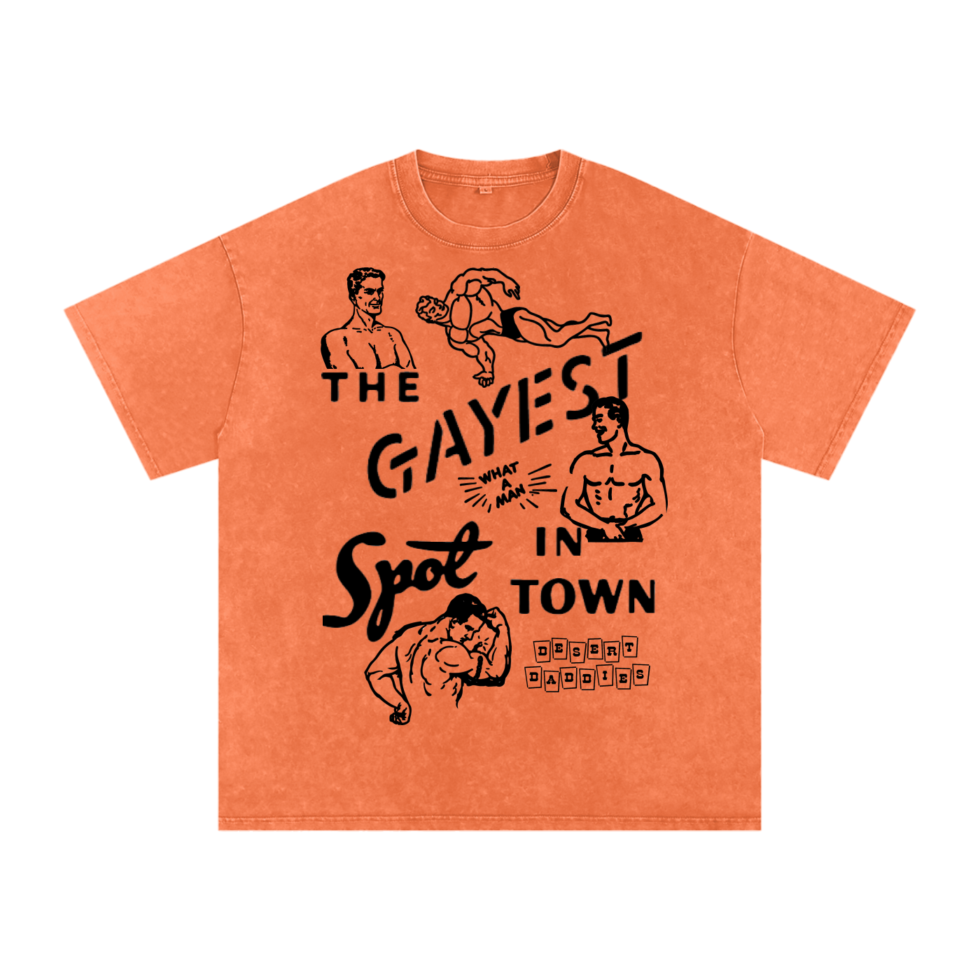 Desert Daddies What A Man Oversized Cotton T-Shirt