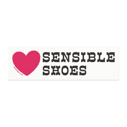 I Love Sensible Shoes Car Magnet