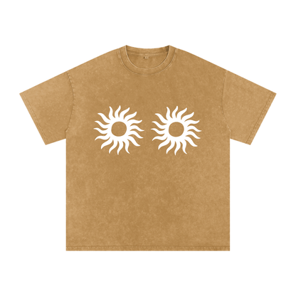 Sunbust Oversized Cotton T-Shirt