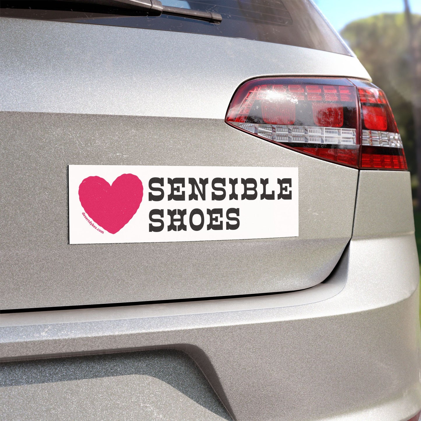 I Love Sensible Shoes Car Magnet