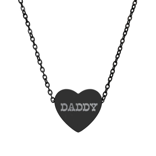 I Love My Daddy Heart Necklace