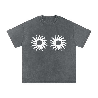 Sunbust Oversized Cotton T-Shirt