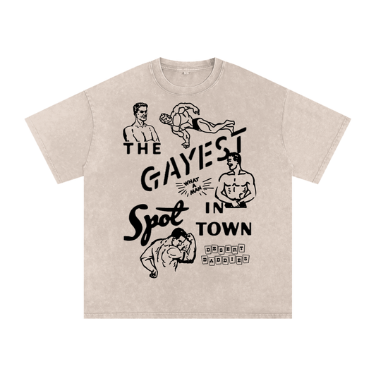 Desert Daddies What A Man Oversized Cotton T-Shirt