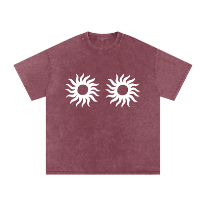 Sunbust Oversized Cotton T-Shirt