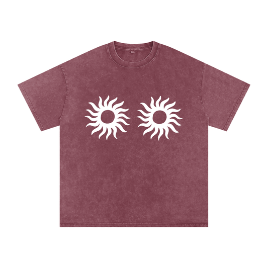 Sunbust Oversized Cotton T-Shirt
