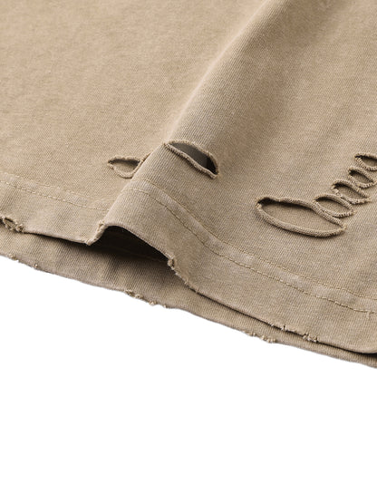 For The Love of Cacti - Heavyweight Hand-Frayed T-Shirt